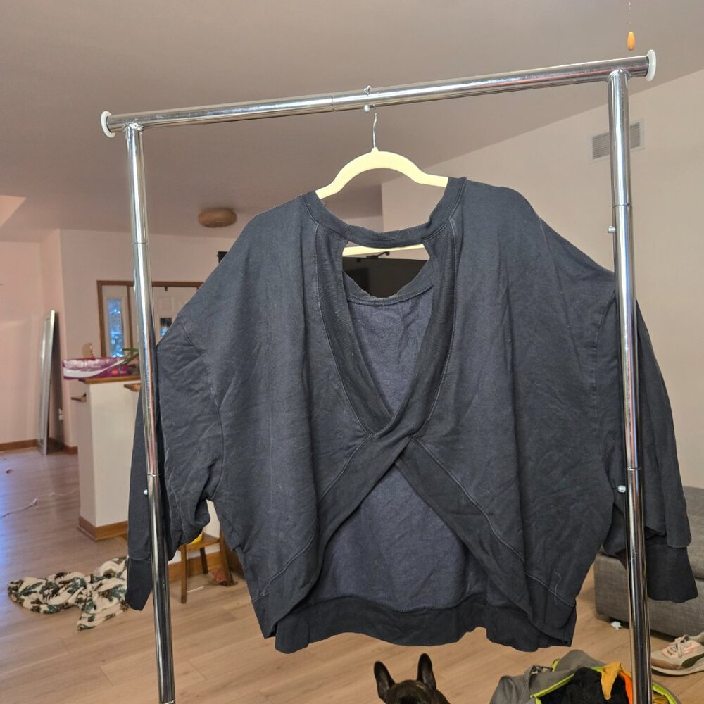 Athleta Open Back Sweatshirt